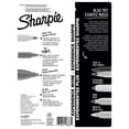 thumbnail image 4 of Sharpie Permanent Markers Variety Pack, Featuring Fine, Ultra-Fine, and Chisel-Point Markers, Black, 6 Count, 4 of 7