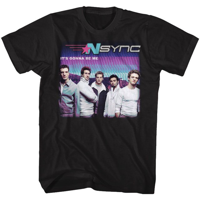 NSYNC Gonna B Me Black Adult T-Shirt Lt