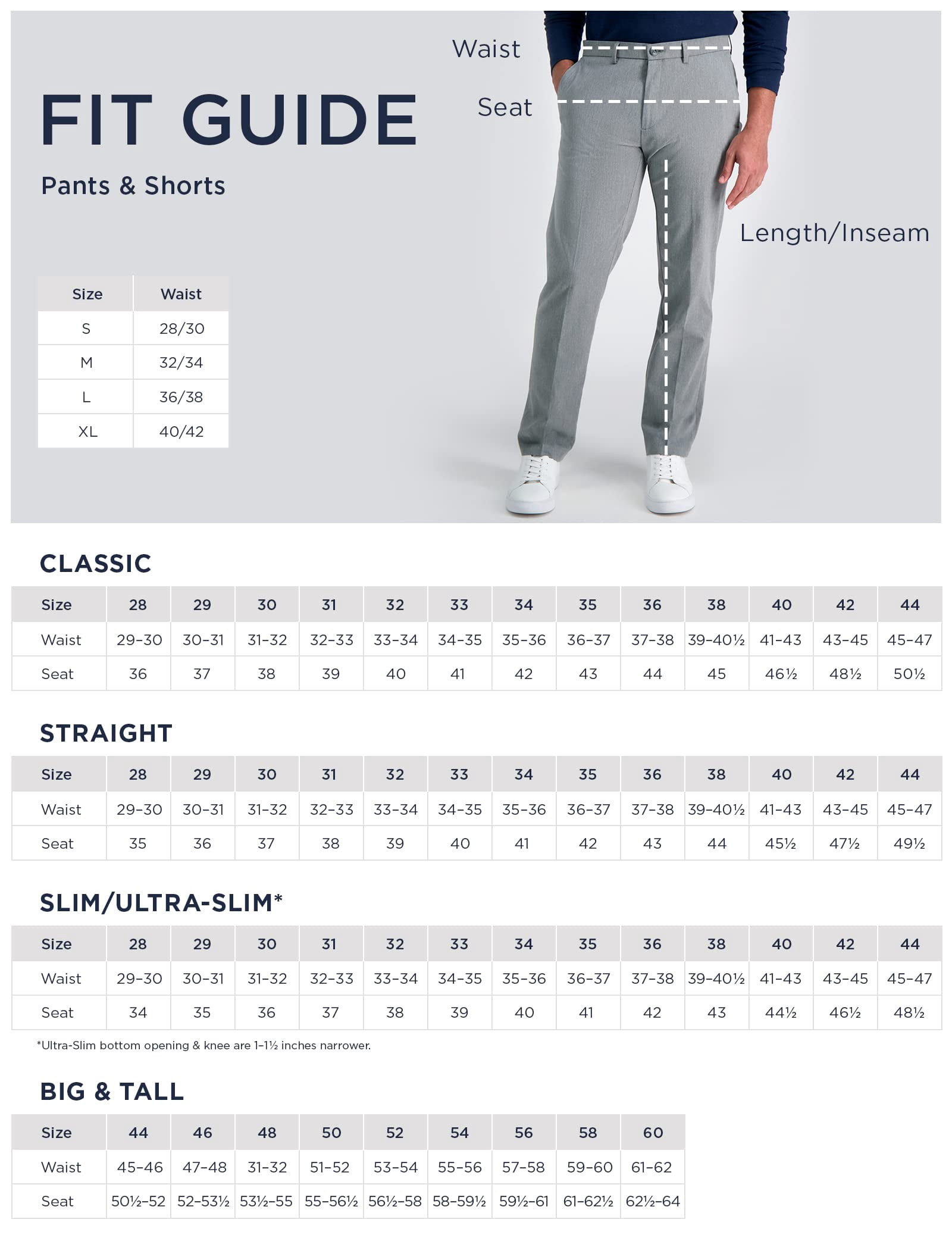 Haggar Pantalon pour Homme Cool Right Performance Flex Uni Coupe Droite devant Plat