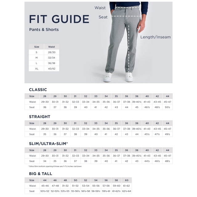 Haggar Pantalon pour Homme Cool Right Performance Flex Uni Coupe Droite devant Plat