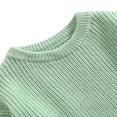 thumbnail image 3 of Toddler Boys Girls Knit Sweater Oversized Sweatshirt Fall Winter Pullover Tops, 3 of 6