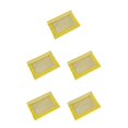 thumbnail image 3 of Dalazy Practical Office Supplies Stylish Zippered Document Pouch Storing Files Yellow 5Set, 3 of 6
