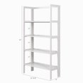 thumbnail image 3 of Jela Solid Wood 4 Shelf Folding Bookcase - White, 3 of 9