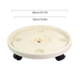 thumbnail image 2 of Plastic Tray Movable Holder Flower Pot Rack  Wheels For Women Girls Removable  Portable Plant Stand, 2 of 16