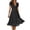Black, variant on Pisexur Women’s Summer Dress Short Sleeve Ruffle Floral Print Sexy Deep V Neck High Waist Short Flowy Maxi Dress Casual Holiday Dresses Sundress