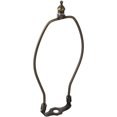 thumbnail image 1 of FUTUREORYY 1Pack Horn Shape Lamp Shade Support in Coffee for Floor Lamp with Classic Design, 1 of 8