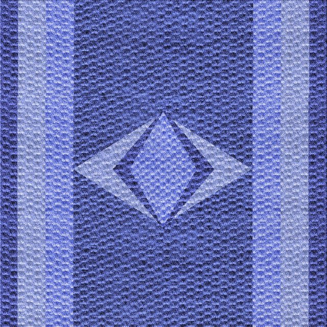 Ahgly Company Machine Washable Indoor Square Transitional Sky Blue Area Rugs, 4' Square