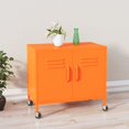thumbnail image 1 of vidaXL Armoire de Rangement Orange 60x35x56 cm Acier, 1 of 5