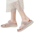 thumbnail image 1 of IUJSOY Walking Sandals for Women Lightweight Mesh Open Toe Comfort Footbed Platform Slip on Shoes, 1 of 8