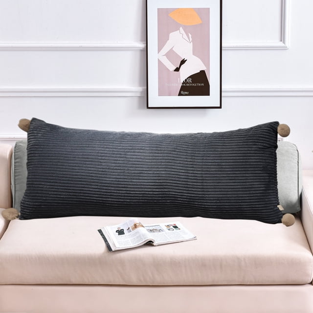 Meitianfacai Cool Body Pillows For Adults Extra Long Pillows For Bed Shredded Memory Foam Full Pillows Pillowcase + Pillow Core--Zipper Type