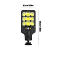 thumbnail image 3 of Boovnll Solar Wall Lights Black ABS Waterproof Outdoor Garden Remote Control, 3 of 8