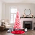 thumbnail image 4 of Holiday Time 6.5' Pre-lit Pink Flocked Pine Tree, Pink, 4 of 6