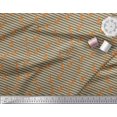 thumbnail image 2 of Soimoi Poly Georgette Fabric Stripe & Giraffe Animal Print Fabric by The Yard 42 Inch Wide, 2 of 3