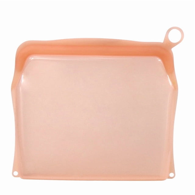 JZCHUNTOY Square Silicone Food Storage Bag 1 Piece, Leak Proof Self Sealing Reusable Bag 50.72 OZ, BPA Free Freezer Safe Food Preservation Bag, for Kitchen Fruit Vegetable Snack Meat Freezing Storage