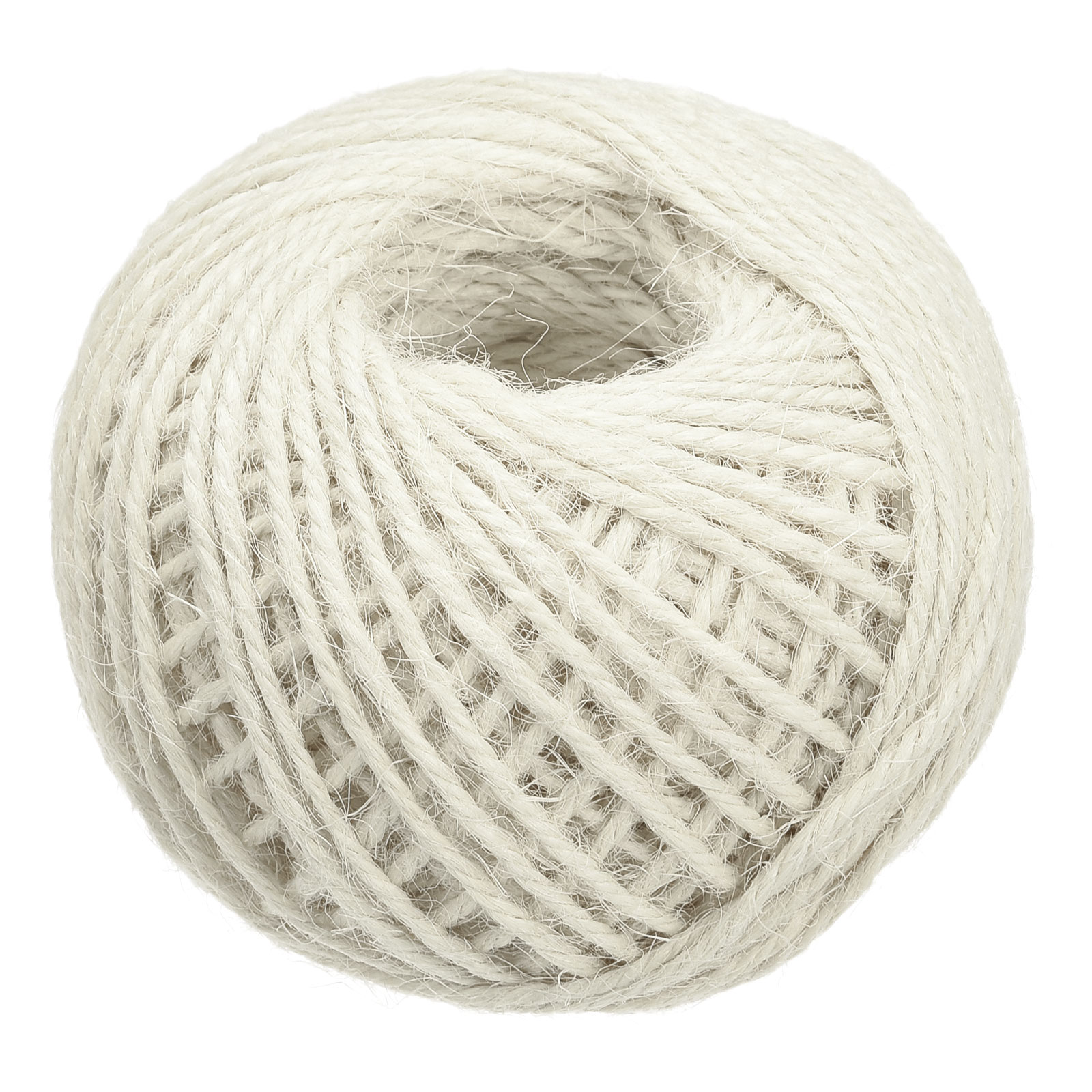 Uxcell 164 Feet 0.08" Jute Twine Jute Rope Jute Twine String Cords Beige for DIY