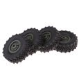thumbnail image 3 of 4 Pcs Pneus en Caoutchouc avec Roues pour Pièces de Rechange de Camion Échelle 1/16 WPL, 3 of 8