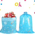 thumbnail image 4 of MesaSe 3Pcs Gift Packing Bag Large Capacity Space-saving Reusable Plastic Merry Christmas Santa Claus Gift Bag for Home, 4 of 8