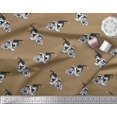 thumbnail image 2 of Soimoi Polyester Crepe Fabric Basset Hound Dog Print Fabric by The Yard 42 Inch Wide, 2 of 3