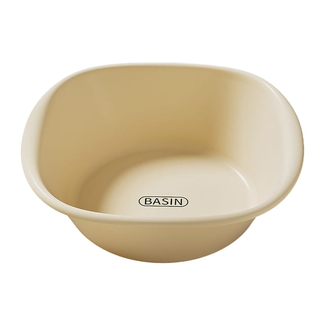 Ohufall Large Square Plastic Wash Basin Thickened Tub For Laundry Washing Vegetables And Foot Soaking