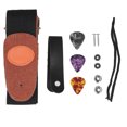 thumbnail image 2 of Guitar Strap, Guitar Picks Guitar Strap Installation Kit Soft Resilient Celluloid Picks Install Parts Stringed Cotton Metal  For Beginners For Children Black,Pink,Military, 2 of 8