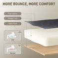 thumbnail image 4 of HOMCOM Office Chair, 400 lbs Big and Tall Desk Chair with Shaped Foam, 4 of 10