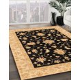 thumbnail image 2 of Ahgly Company Indoor Rectangle Abstract Bakers Brown Oriental Area Rugs, 7' x 10', 2 of 6