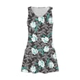 thumbnail image 4 of Pisexur Robe d'Été pour Femme, Plage, Décontractée, Sans Manches, Midi, Imprimé Floral, Débardeur, Ample, Robe Soleil avec Poche, P-2TG, 4 of 5