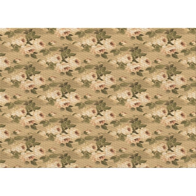 Ahgly Company Machine Washable Indoor Rectangle Transitional Yellow Orange Area Rugs, 7' x 10'