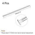 thumbnail image 2 of Unique Bargains 8mm Diameter 200mm Length Carbon Steel Rod Hard Shaft Solid Round Rod 4pack, 2 of 5