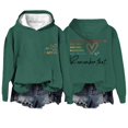 thumbnail image 1 of Chandail à Capuche Oversize pour Femmes avec Slogan Graphique, Manches Longues, Esthétique avec Poches, 1 of 2