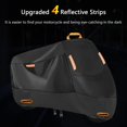 thumbnail image 2 of funtasica 210D Motorcycle Cover Motorbike Rain Cover Dustproof Waterproof Cover L, 2 of 5