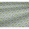 thumbnail image 5 of oneOone Tissu Jersey Viscose Imprimé Diamant/feuilles & Roses Floral 1 Yard 60 Pouces de Large, 5 of 5