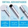 thumbnail image 3 of Shower Curtain Rod - Adjustable Tension Spring Shower Curtain Rod Tension Premium Stainless Steel -Slip No Drilling No Rust for Bathroom, 3 of 7