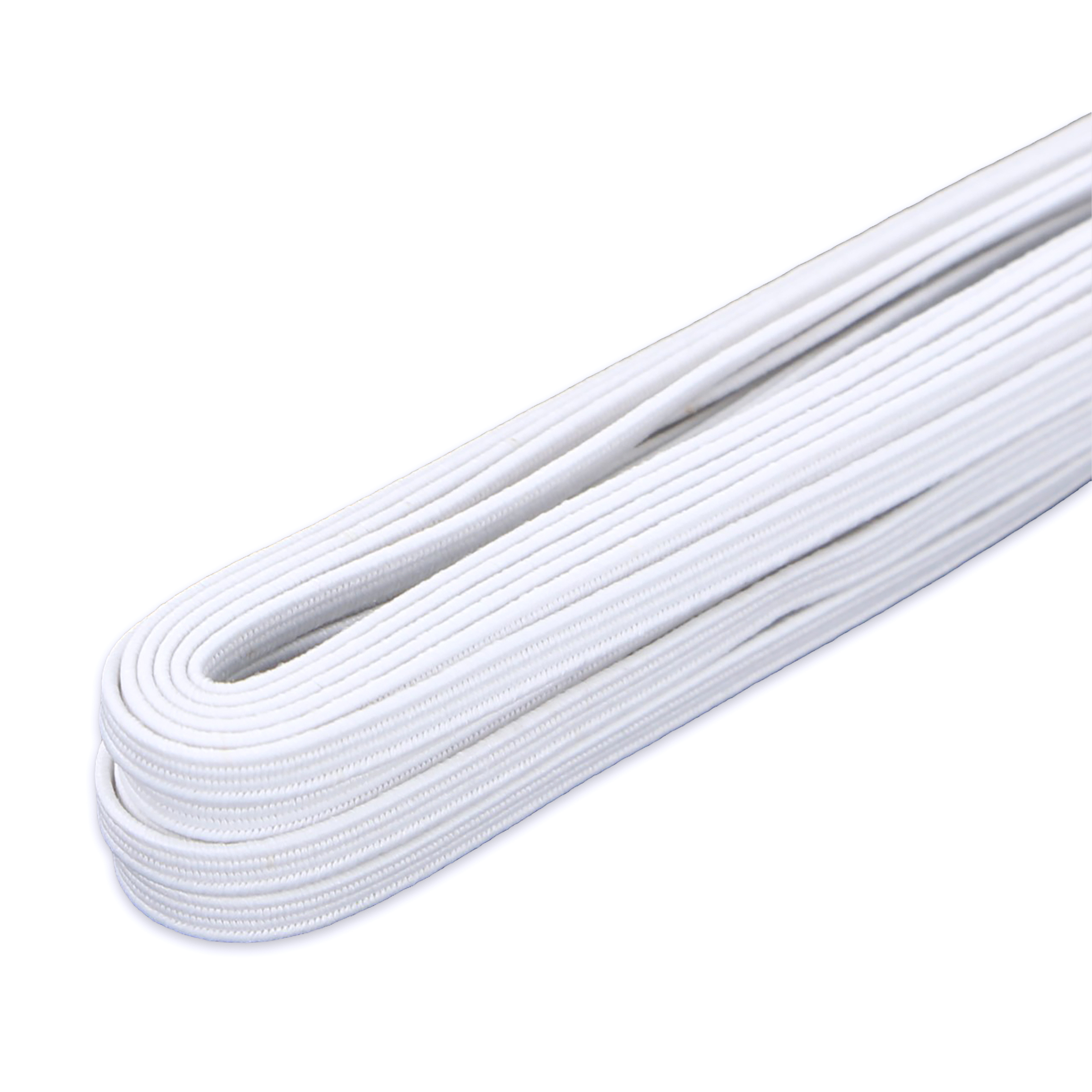 UNIQUE CREATIV blanc Jumbo Braided Elastic, 13 mm (0.51 in), 1 m (1.09 yd)