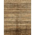 thumbnail image 1 of Ahgly Tapis Rectangulaire Abstrait Marron Sable Lavable en Machine, 2 Pieds x 4 Pieds, 1 of 7