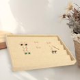 thumbnail image 2 of lionlar Stackable Jewelry Tray Burlap Inserts Trays Organizer Box Display Holder Jewelry Earrings Tray, 2 of 7
