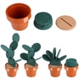 thumbnail image 4 of Cup Coasters,Novelty Potted Cactus Cup Cup Mat Cup Pad Optimized for Excellence, 4 of 14
