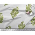 thumbnail image 2 of Soimoi Crepe Silk Fabric Floral & Paisley Block Fabric Prints by Yard 42 Inch Wide, 2 of 3
