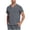 Dark Gray, variant on 3-Pocket V-Neck Scrub Tops for Men - Soft Stretch Anti-Wrinkle Short Sleeve Medical Workwear for Nurse, Dentist, Vets