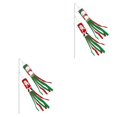 thumbnail image 4 of Baohd 2pièces Vacances Windsocks Drapeau Pendaison Facile et Large Application Noël Windsock Drapeau 2Set, 4 of 6