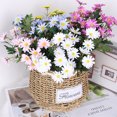 thumbnail image 2 of ZheElen 2pcs Artificial Silk Daisy Flowers Low Maintenance And For Home Faux Flowers yellow 1Set, 2 of 6