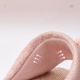 thumbnail image 3 of Women’s Linen Slippers for Summer Home Indoor, Ladies' Memory Foam Open Toe Slide Sandal with Non Slip Sole, 3 of 8
