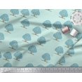thumbnail image 2 of Soimoi Velvet Fabric Swirl & Floral Block Print Fabric by Yard 58 Inch Wide, 2 of 3