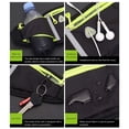 thumbnail image 4 of EGNMCR Ceinture de Course avec Porte-Bouteille d'Eau Sac Banane de Sport Sac de Taille pour Hommes et Femmes Ceinture de Sport avec Fermeture Éclair pour Course Randonnée Escalade,, 4 of 6