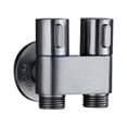 thumbnail image 1 of CEHVOM Robinet de Salle de Bain à Double Commande 1-Entrée-2-Sorties, Mini Douche à Double Commande 2023 la Plus Récente, Tuyau Extra Long, Trousse de Robinet de Salle de Bain Haute Pression pour Bidet et Douche, Offres de Liquidation, 1 of 1