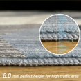 thumbnail image 3 of JV Home Runner Rug Arrow Blue 2'7" x 8' Hallway Soft Indoor Washable Rugs Anti Slip, 3 of 7