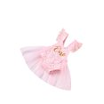 thumbnail image 2 of EYIIYE Bébé Filles une Pièce Robe Tutu en Dentelle avec une Lettre d'Impression, 2 of 8