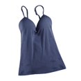 thumbnail image 2 of Camisole à Bretelles Ajustables Rembourrée Intégrée pour Femme Dame - Bleu Marine, m, 2 of 6