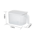 thumbnail image 3 of Bdday Kitchen Organizers and Storage Plastic Storage Bins with Lids – Kitchen Organization Or Pantry Storage – Fridge/Cabinet Organizers Kitchen Containers, 3 of 5