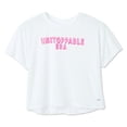 thumbnail image 2 of Athletic Works Girls' Graphic Boxy Fit T-Shirt, 2 of 3